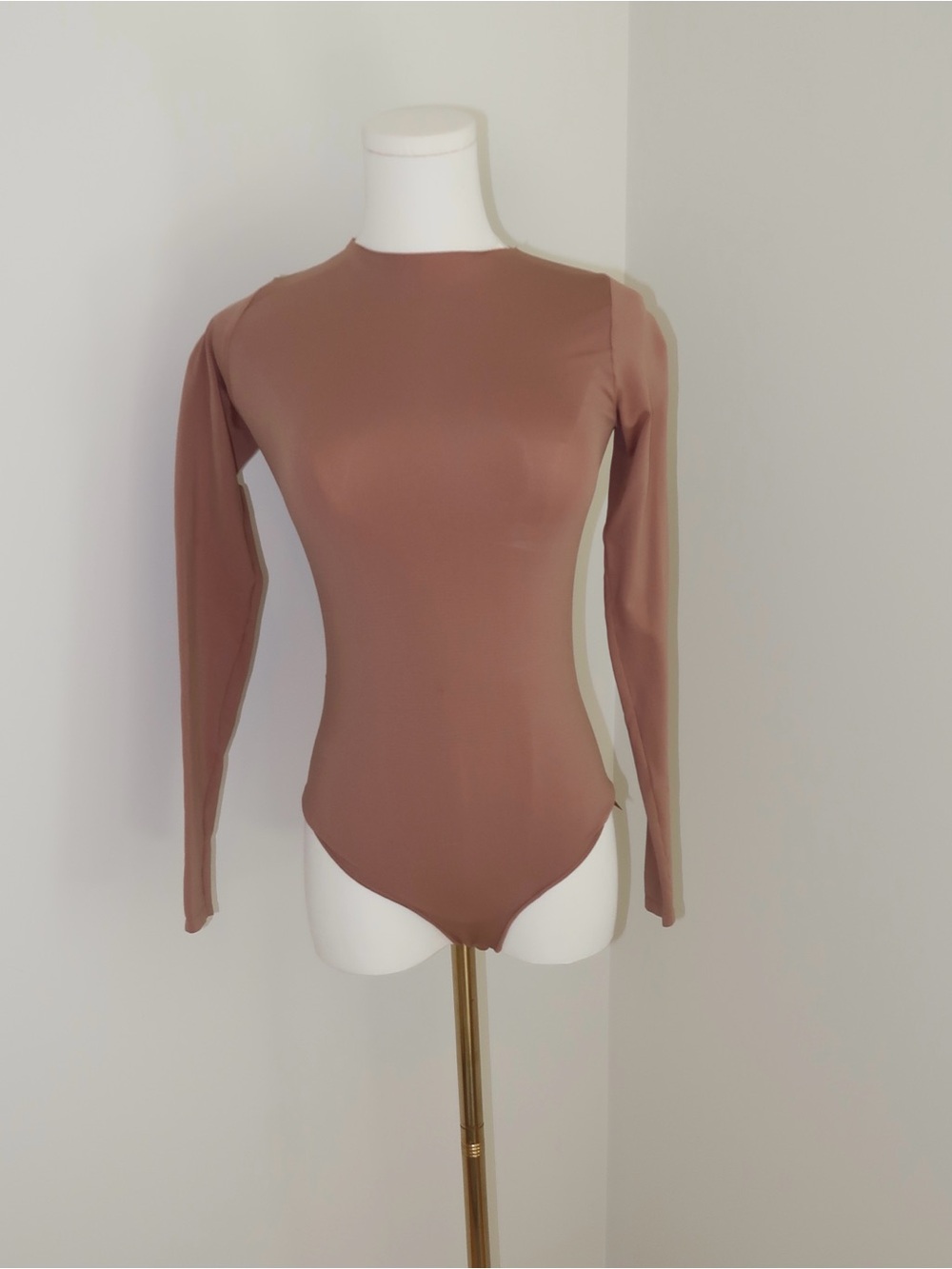 Skims Long-Sleeve Mauve Bodysuit - Women Tops